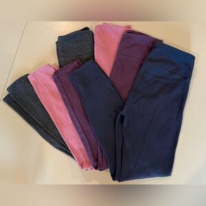 TUFF Athletics Girls Leggings L 14/16 Soft Lined Winter lot of 4